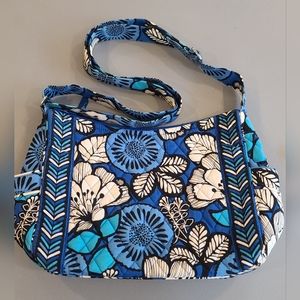 Vera Bradley Blue Bayou On the Go Purse Great Used Condition